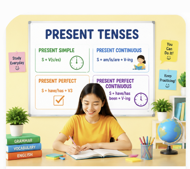 THÌ HIỆN TẠI - CÔNG THỨC VÀ CÁCH DÙNG