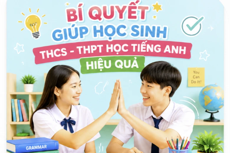 BÍ QUYẾT GIÚP HỌC SINH THCS - THPT HỌC TIẾNG ANH HIỆU QUẢ