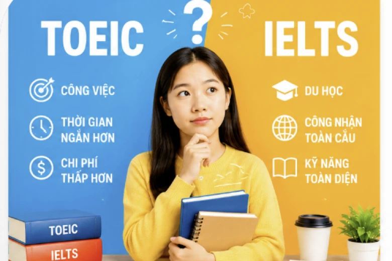 NÊN CHỌN HỌC TOEIC HAY IELTS ?